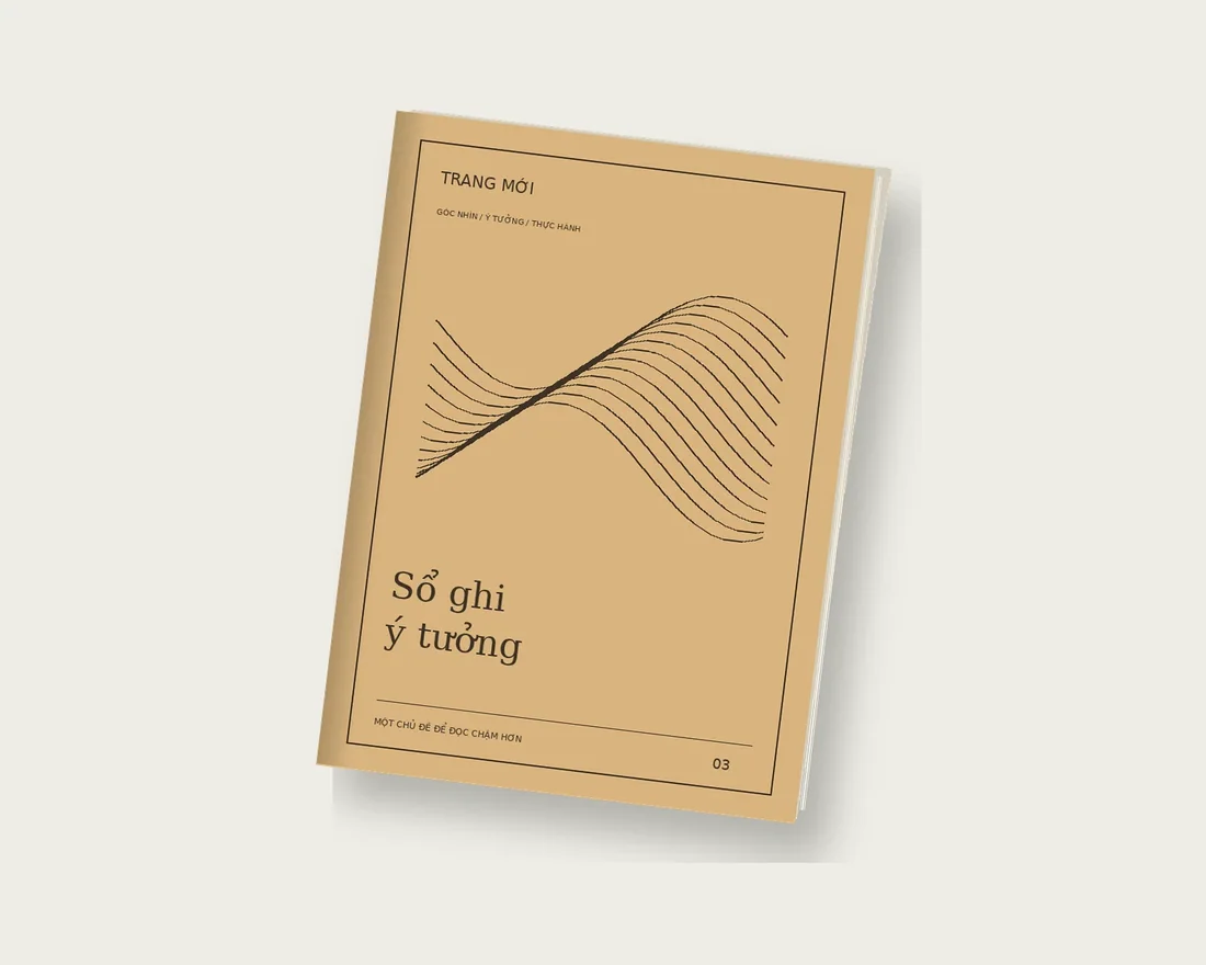 Sổ ghi ý tưởng A5 giấy 100 gsm