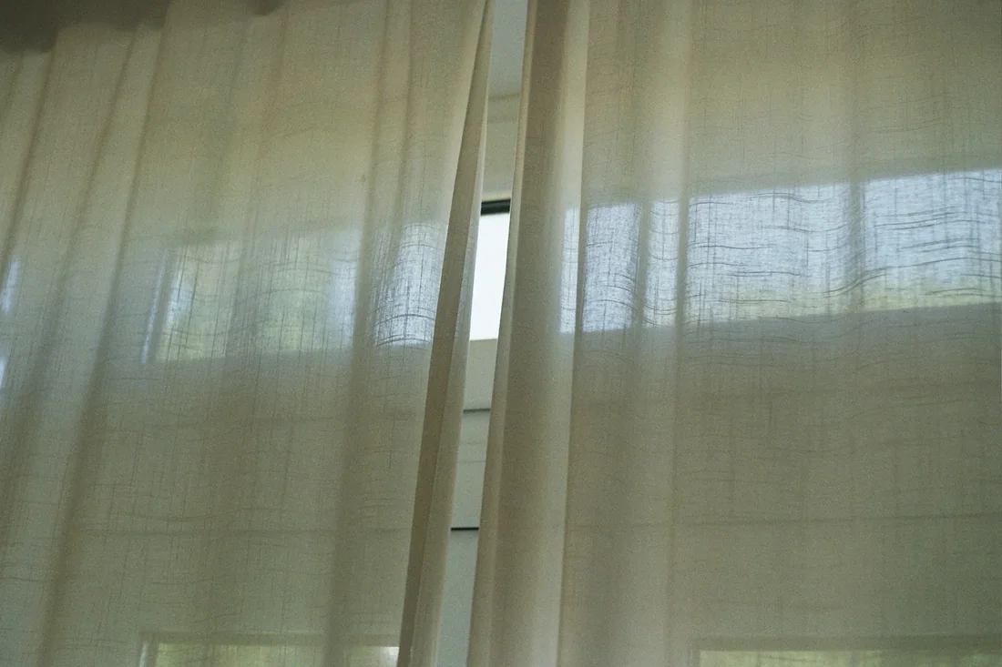 Rèm voan linen một lớp