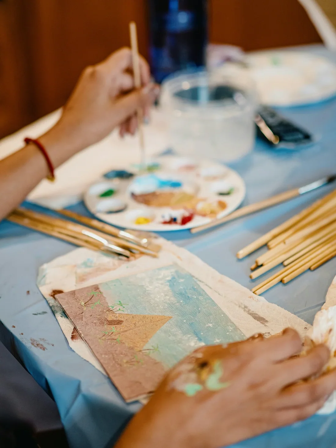 Workshop vẽ acrylic cuối tuần
