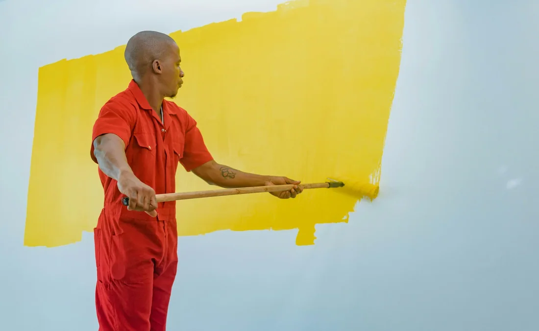 Sơn mảng tường màu điểm nhấn