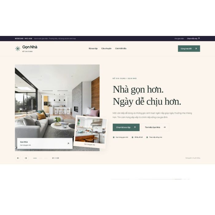 Ảnh chụp Mẫu giao diện đồ gia dụng — Kể chuyện | WZ-008