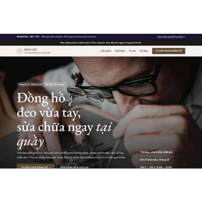 Ảnh chụp Mẫu giao diện đồng hồ — Nổi bật | WZ-587