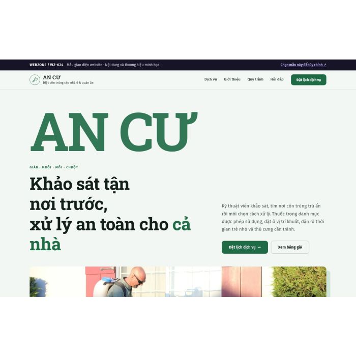 Ảnh chụp Mẫu giao diện diệt côn trùng — Kể chuyện | WZ-624