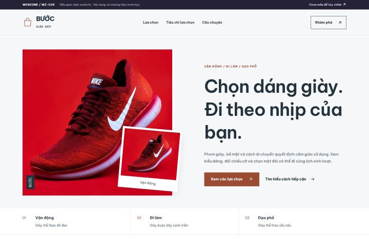 Ảnh xem trước Mẫu giao diện giày dép — Kể chuyện | WZ-029