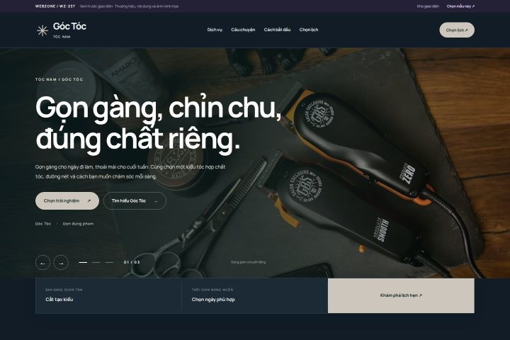 Ảnh xem trước Mẫu giao diện tóc nam — Nổi bật | WZ-237