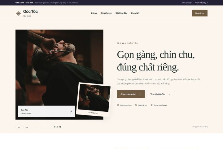 Ảnh xem trước Mẫu giao diện tóc nam — Kể chuyện | WZ-239
