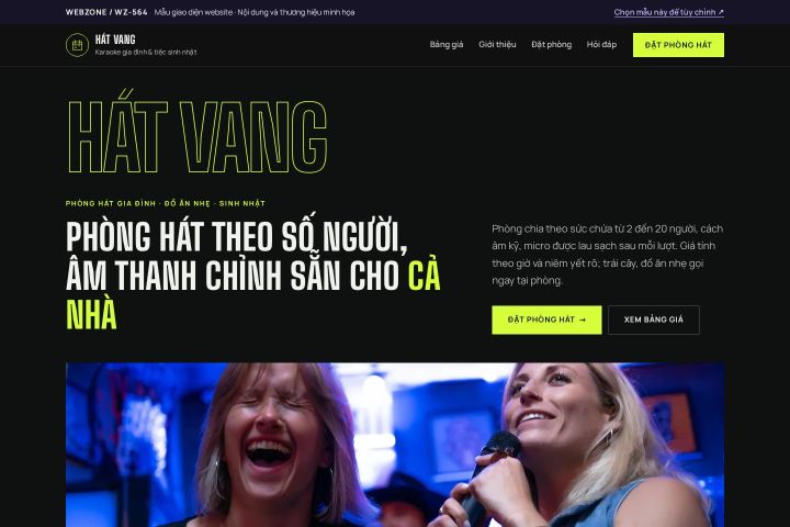 Mẫu giao diện karaoke gia đình WZ-564